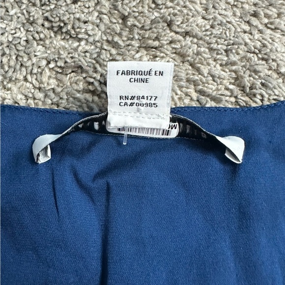 Diane Von Furstenberg Silk Koemi Dress Casual Chic Dropwaist 2 XS navy pink - Picture 6 of 9